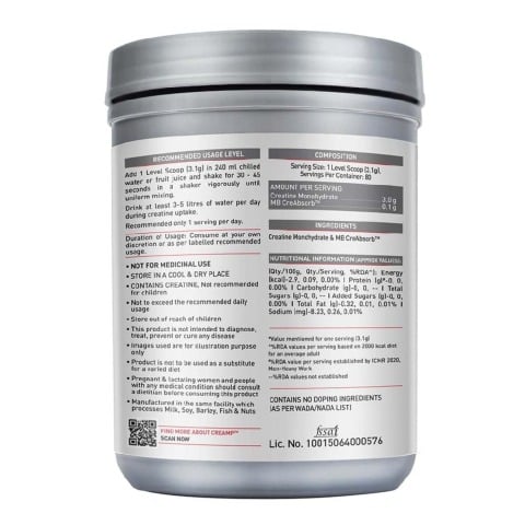 MuscleBlaze Creatine Monohydrate CreAMP,