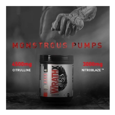 MuscleBlaze Pre Workout WrathX, Fruit Fury