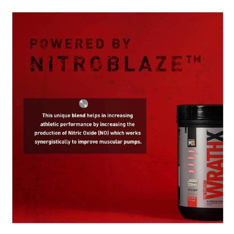 MuscleBlaze Pre Workout WrathX, Fruit Fury