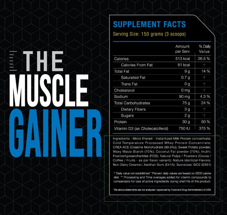 BEST MASS GAINER MUSCLE GROWTH SUPPLEMENT -FREAK LABS