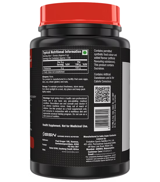 SSN Glutamine Powder