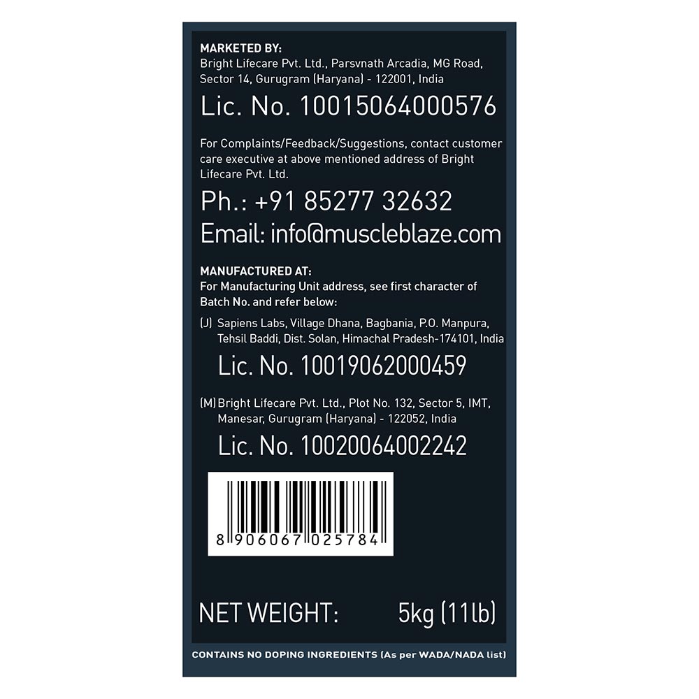 MuscleBlaze Super Gainer XXL Weight Gainer, Chocolate