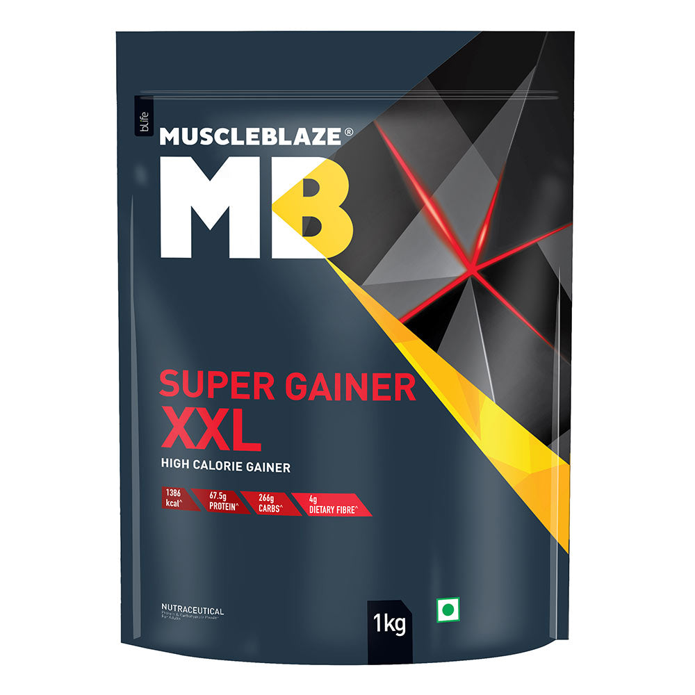MuscleBlaze Super Gainer XXL Weight Gainer, Chocolate