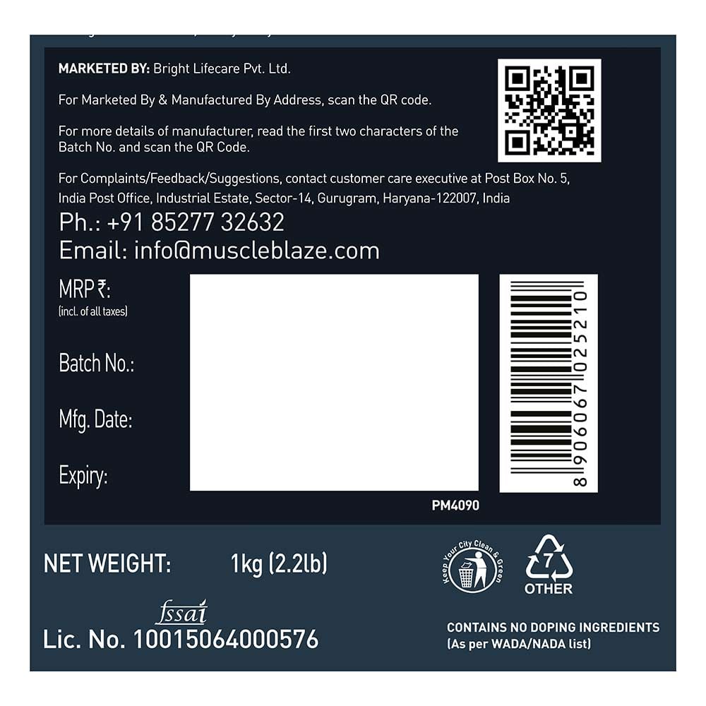 MuscleBlaze Super Gainer XXL Weight Gainer, Chocolate