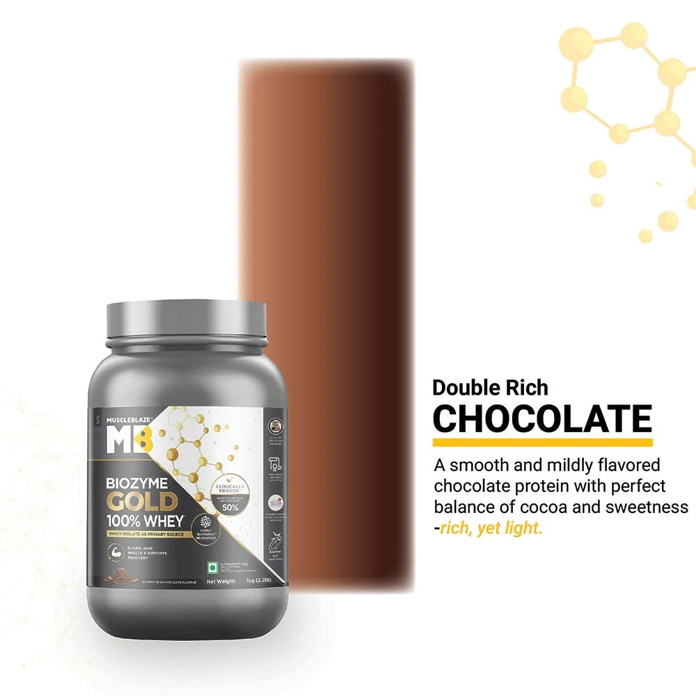 MuscleBlaze Biozyme Gold 100% Whey