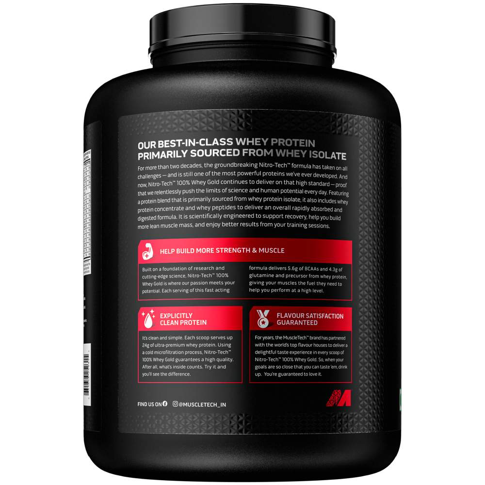 Muscletech Nitro-Tech 100% Whey Gold