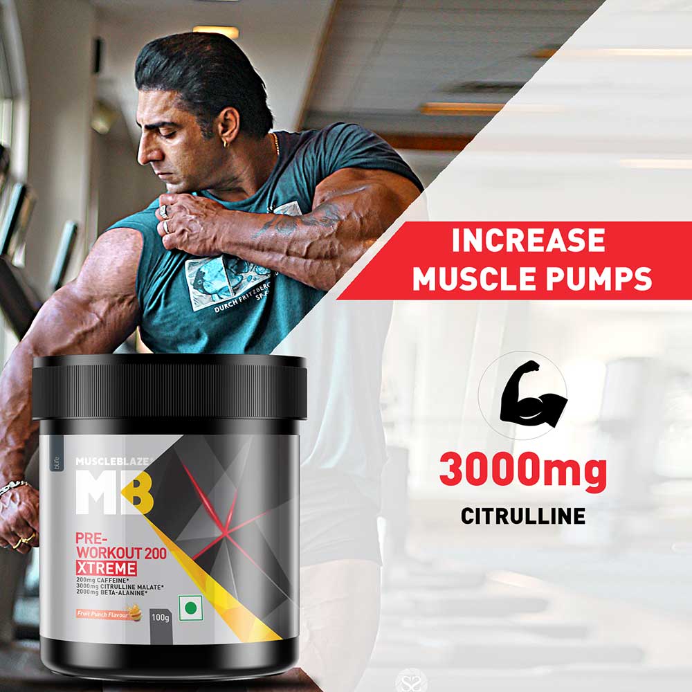 MuscleBlaze PRE Workout 200 Xtreme