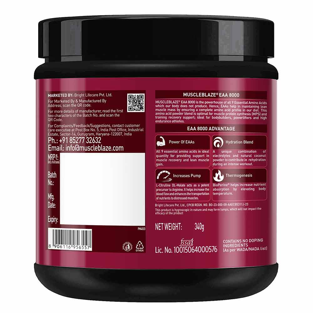 MuscleBlaze EAA 8000