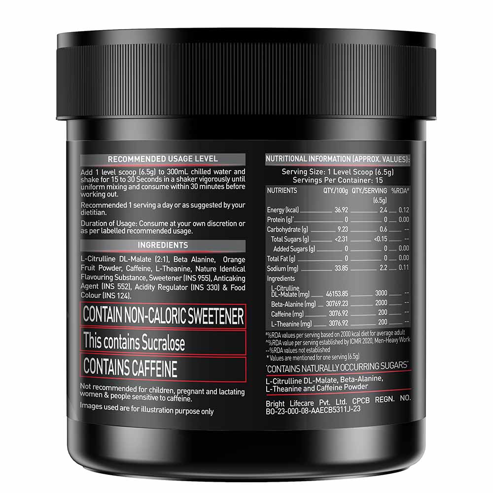 MuscleBlaze PRE Workout 200 Xtreme