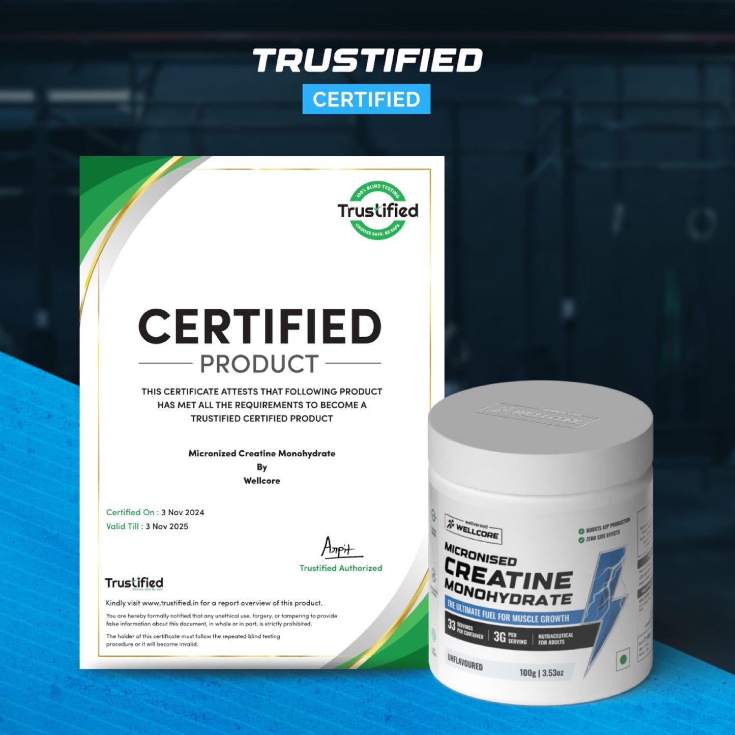 Wellcore - Micronised Creatine Monohydrate