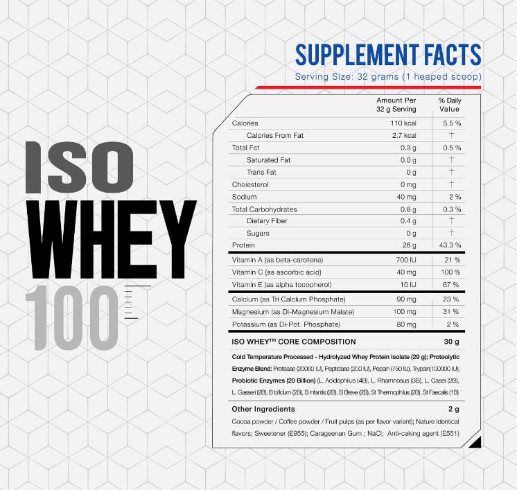 Freak Labs | ISO WHEY 100 - HYDROLYZED WHEY PROTEIN ISOLATE