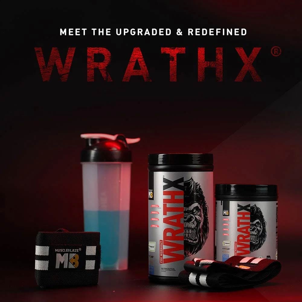 MuscleBlaze Pre Workout WrathX, Cola Frost