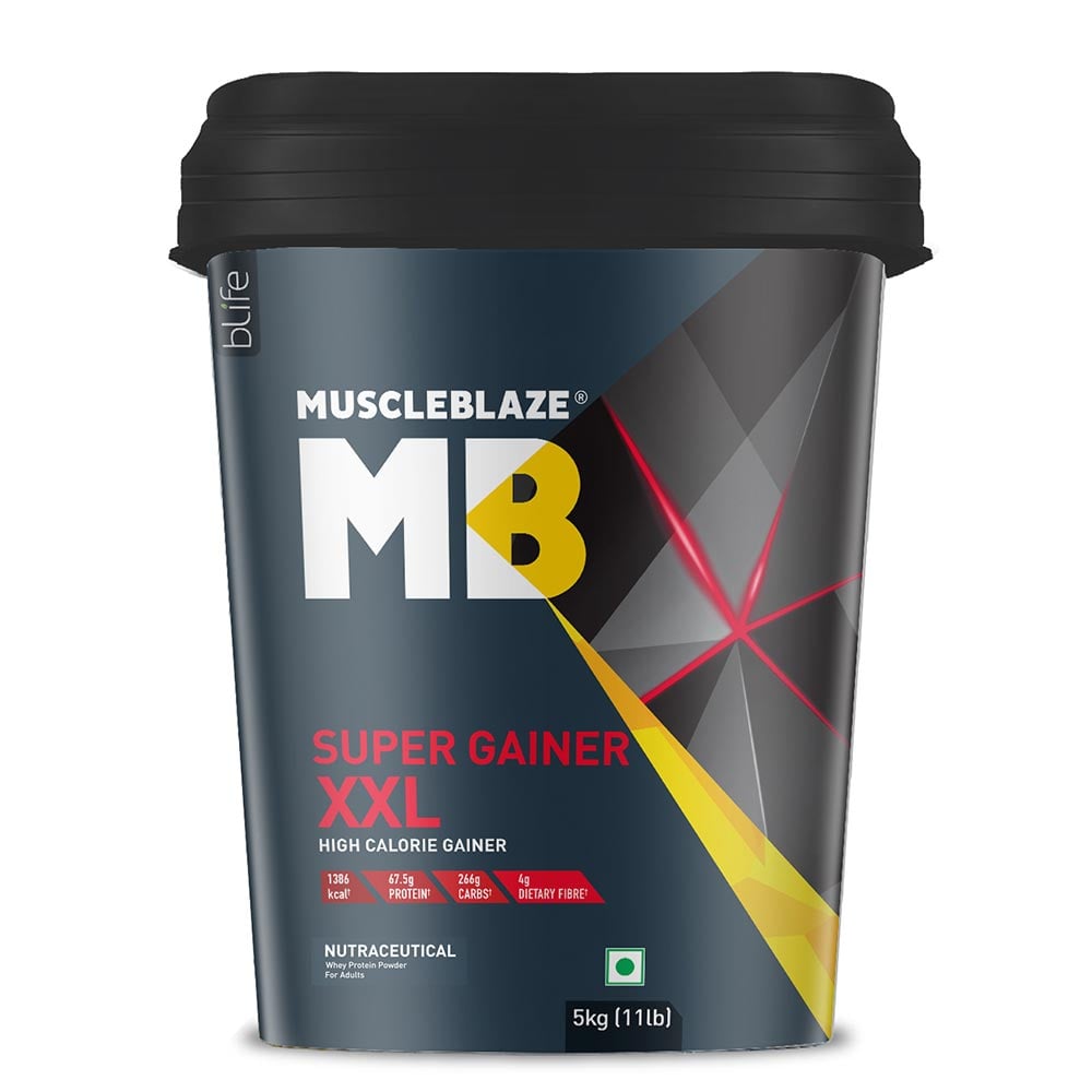 MuscleBlaze Super Gainer XXL Weight Gainer, Chocolate