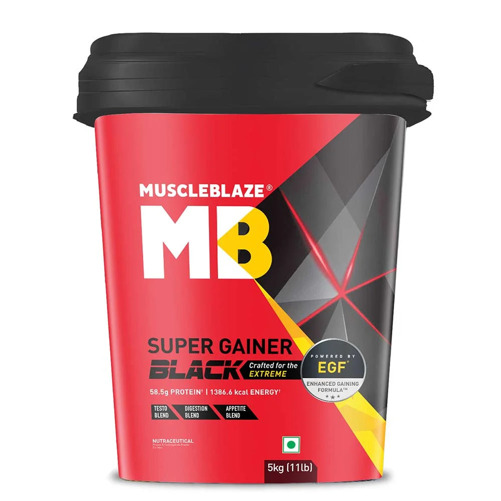 MuscleBlaze Super Gainer Black, Chocolate