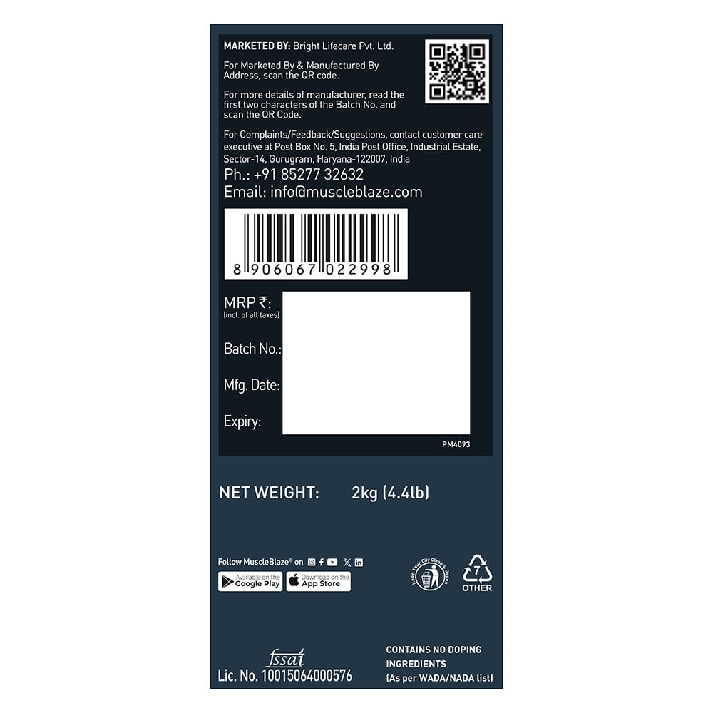 MuscleBlaze Super Gainer XXL Weight Gainer, Chocolate