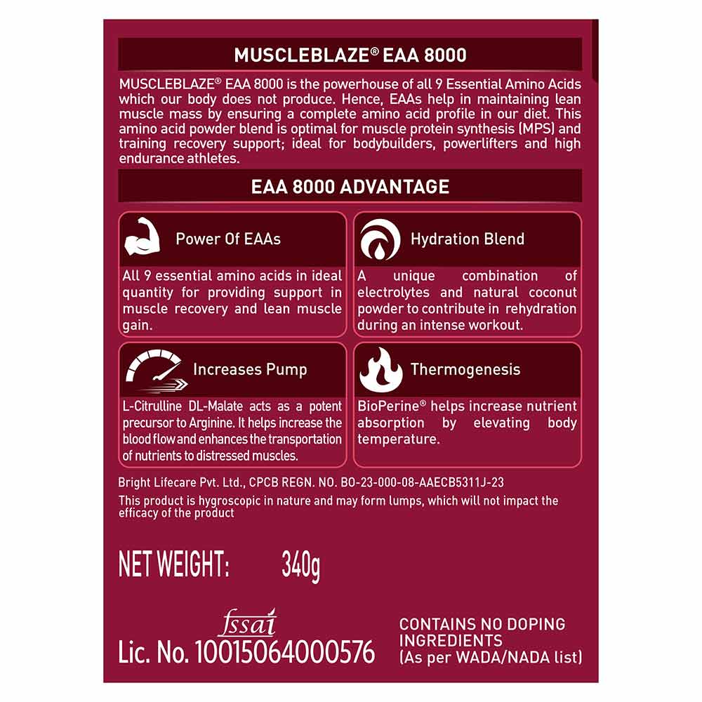 MuscleBlaze EAA 8000