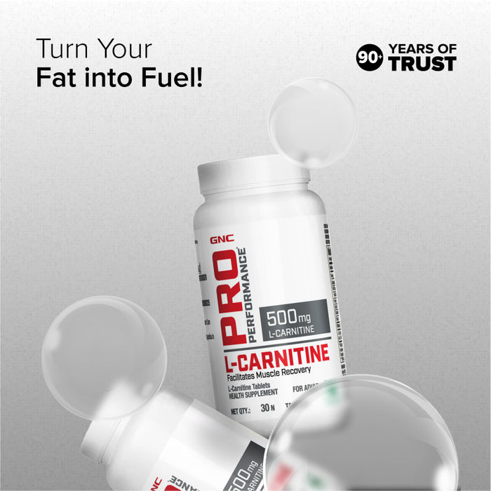 GNC Pro Performance L-Carnitine Tablets 500mg