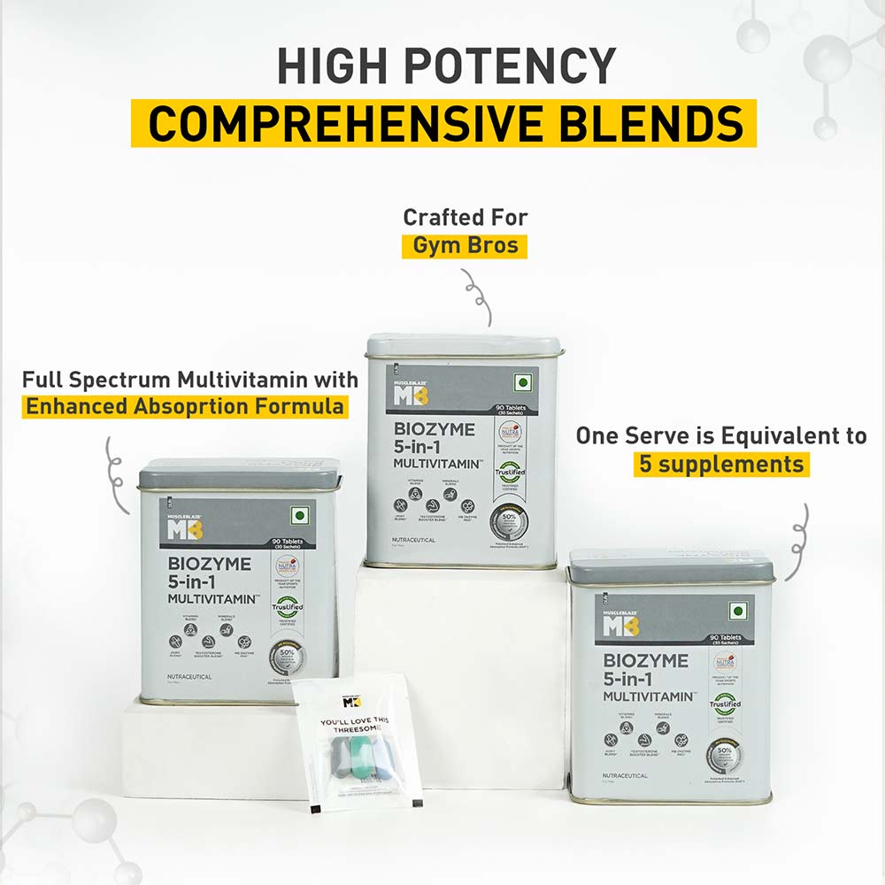 MuscleBlaze Biozyme 5 in 1 Multivitamin